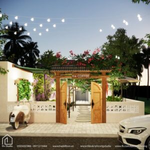 Cọ Quán - Quán cafe cài tạo từ nhà cấp 4