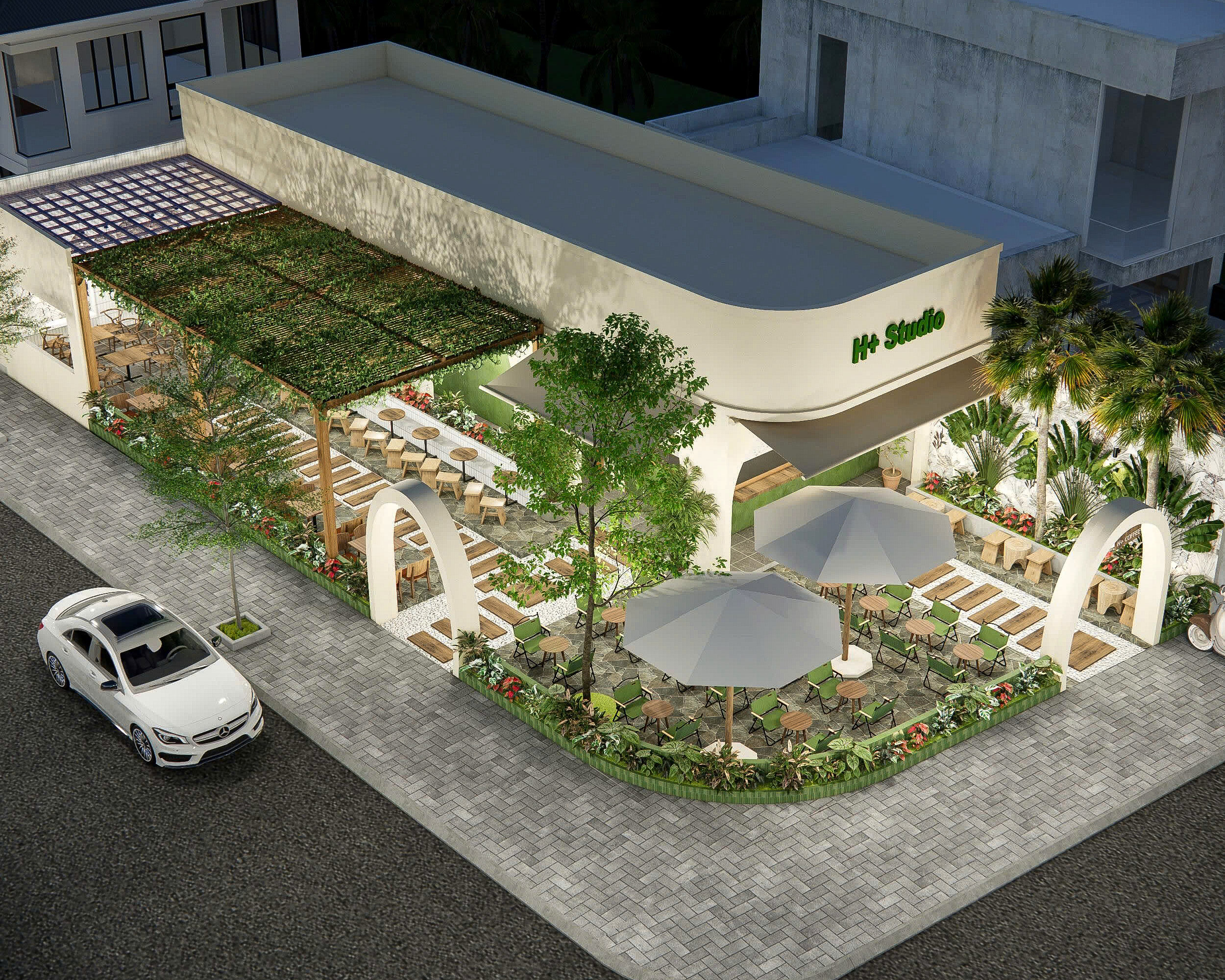 D-Green Coffee - Coffee sân vườn hiện đại