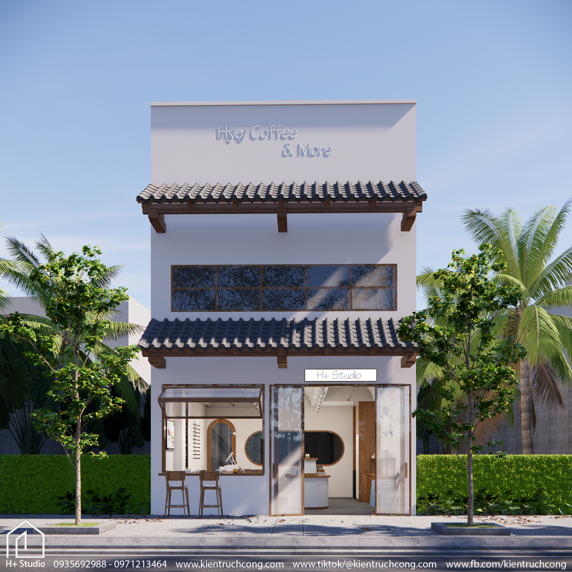 Hye Coffee & More - Quán cafe nhỏ xinh hiện đại.