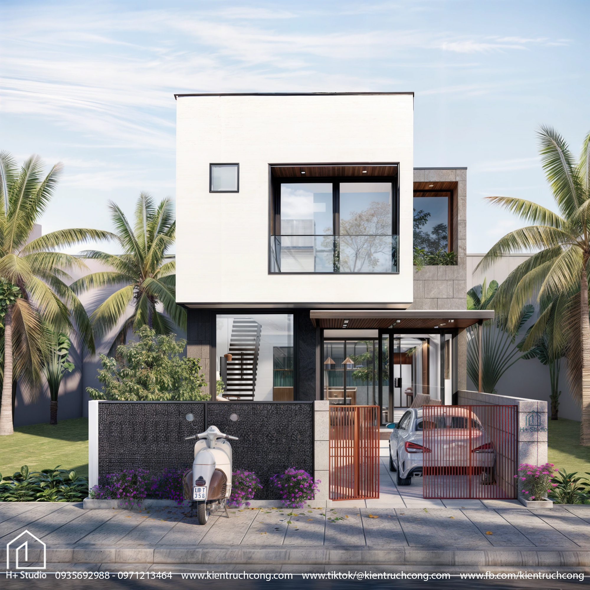 Ly House - Nhà 2 tầng hiện đại bình yên và thư giãn.