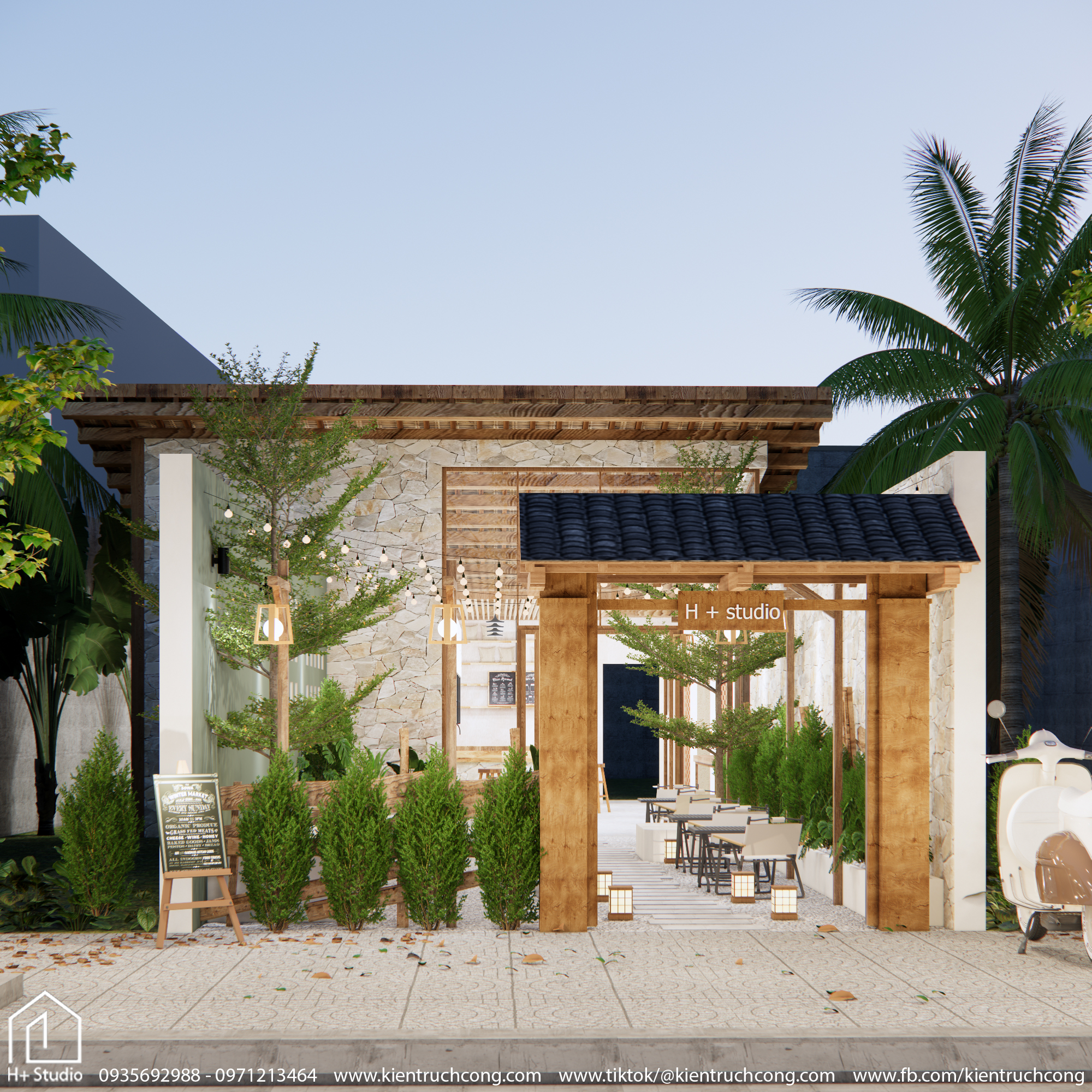 GEA CAFE - Quán cafe nhỏ thoáng mát.