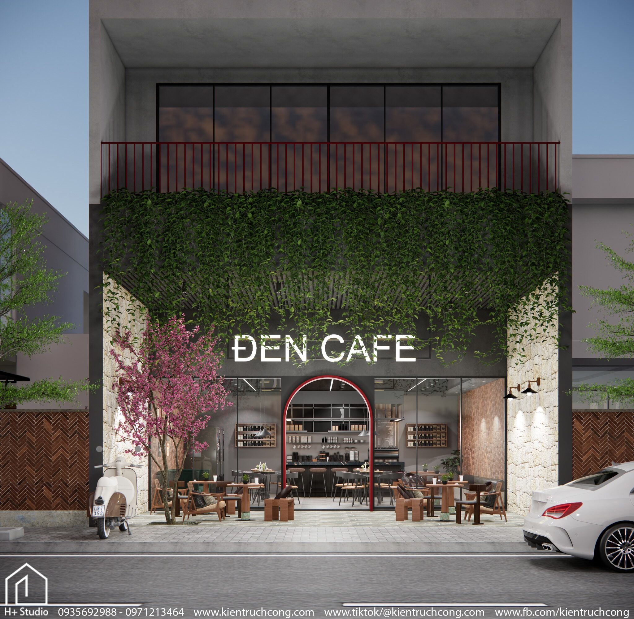 ĐEN CAFE - Quán cafe phong cách INDUSTRIA ấn tượng và độc đáo.