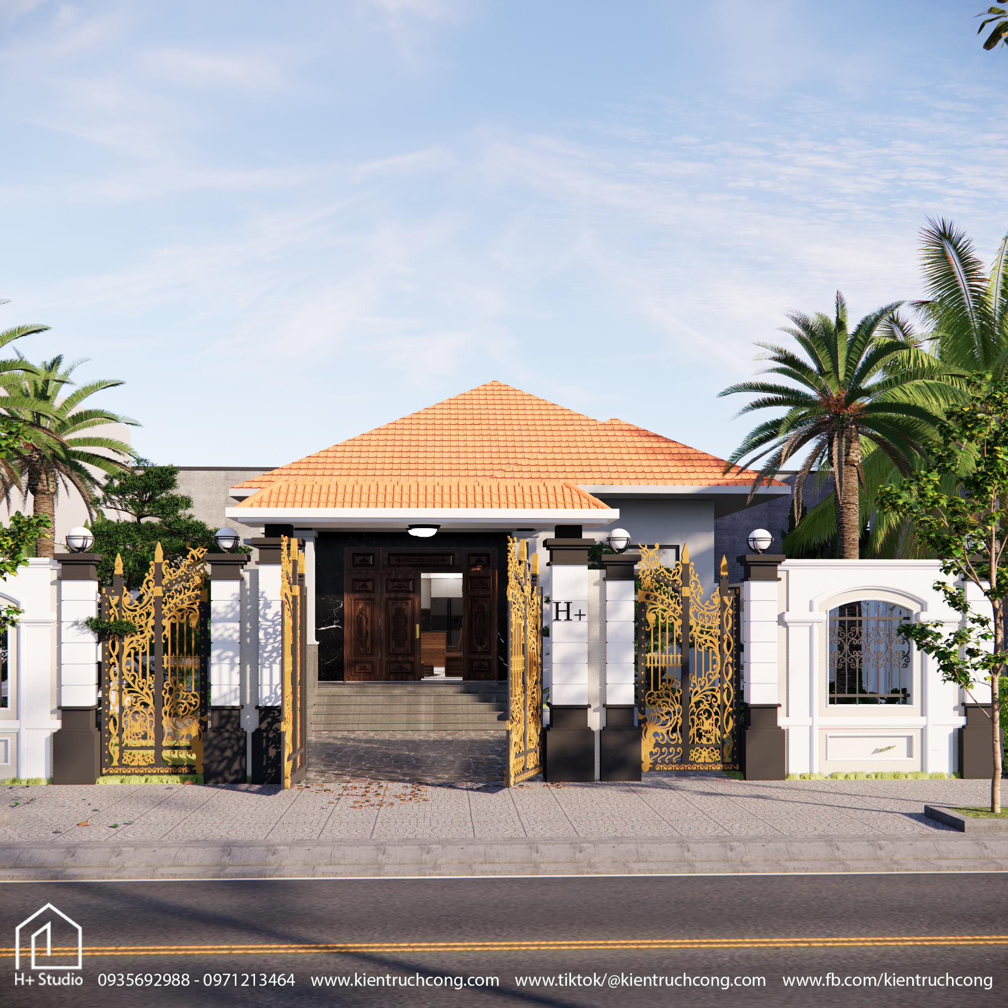 Nha House - Ngôi nhà hiện đại và sang trọng.