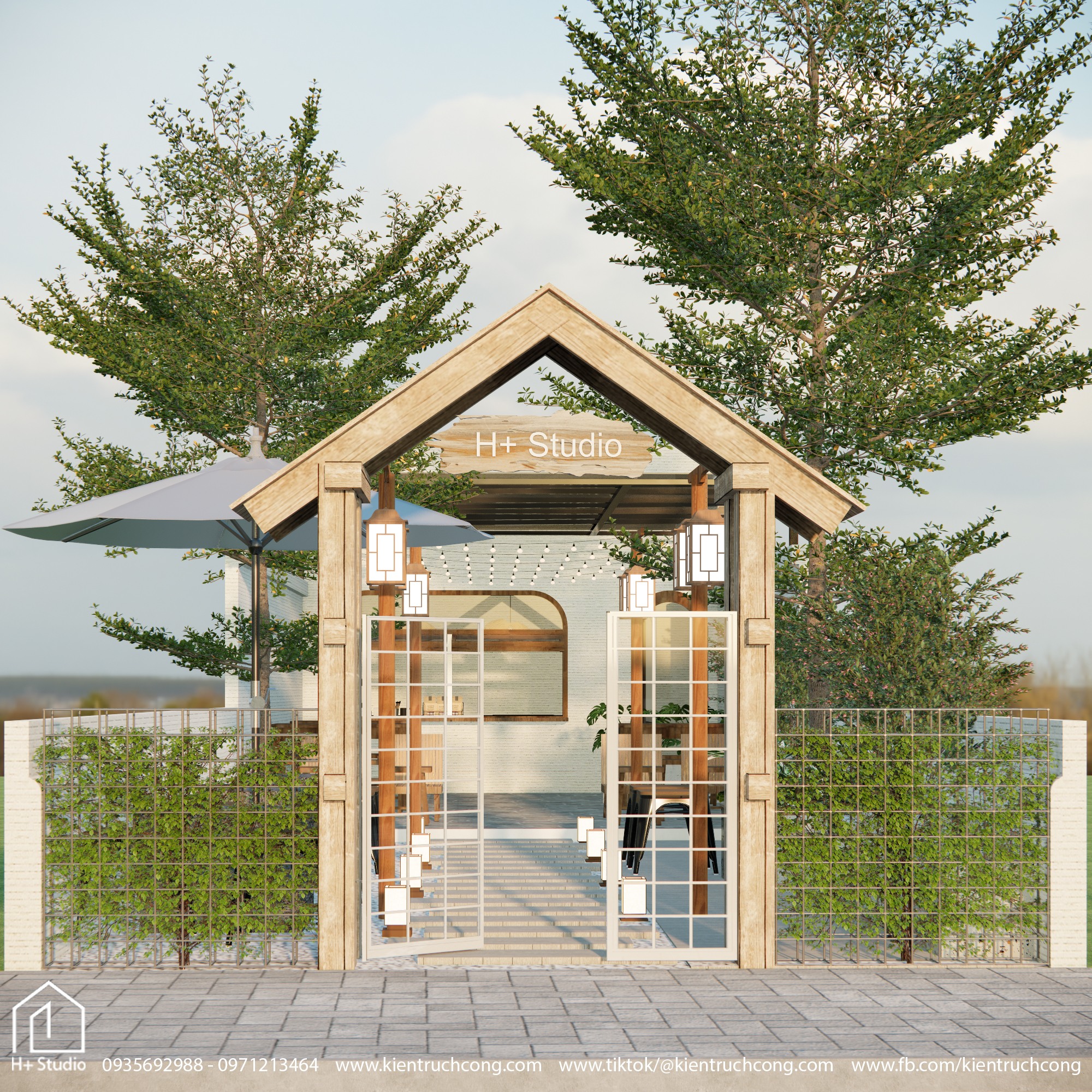 MG Cafe - Quán cafe nhỏ với không gian thoáng mát.