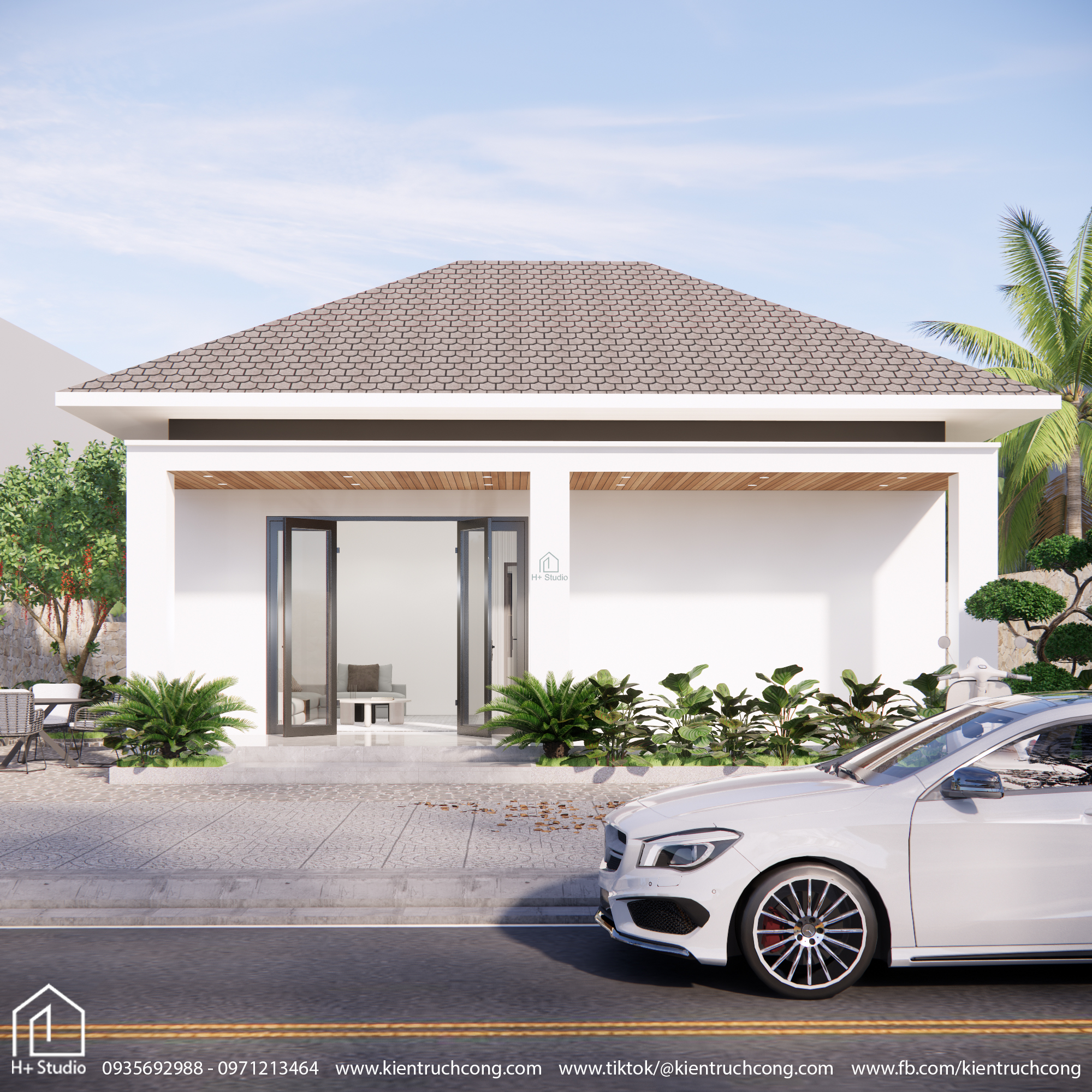 Dat House - Nhà cấp 4 sang trọng và đẳng cấp.