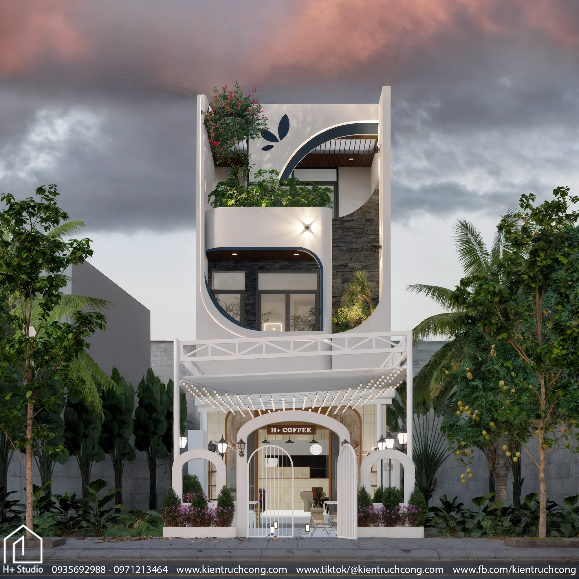 1992 Cafe - Quán cafe kết hợp nhà ở phong cách hiện đại.