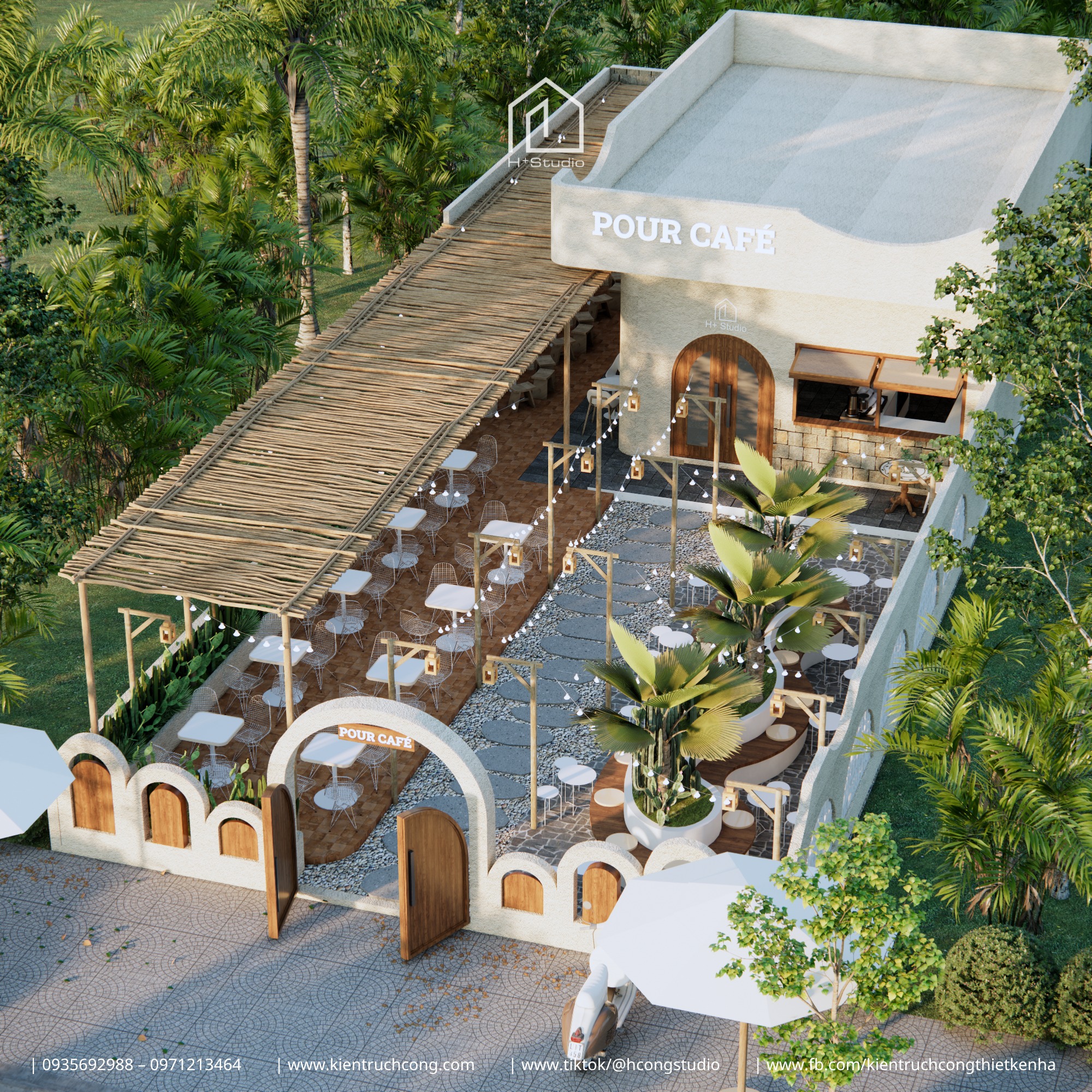 POUR CAFE – KHÔNG GIAN CÀ PHÊ MANG HƠI THỞ NHIỆT ĐỚI GIỮA LÒNG VĨNH PHÚC