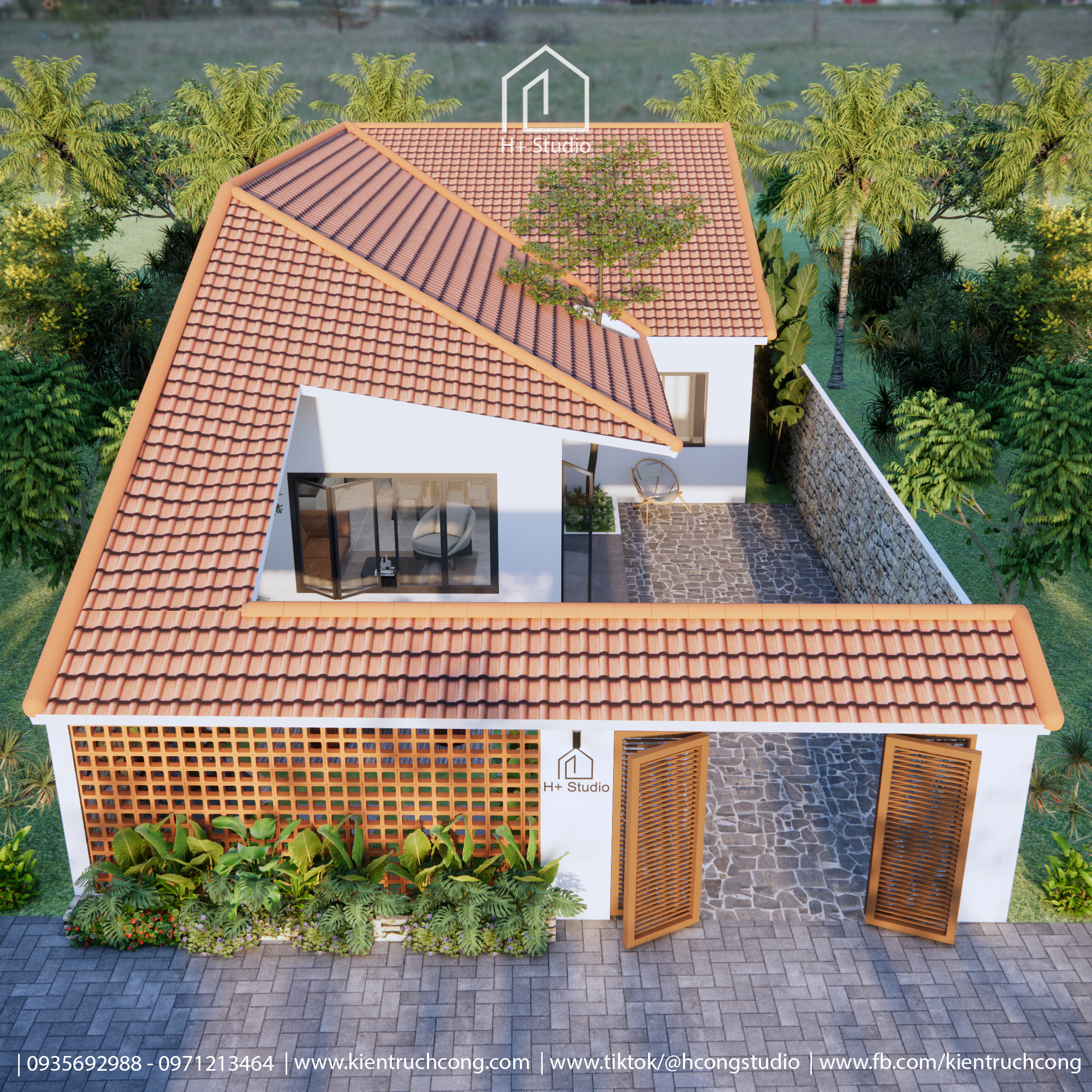 BÌNH HOUSE – NHÀ CẤP 4 HIỆN ĐẠI, GẦN GŨI VỚI THIÊN NHIÊN TẠI THANH HÓA
