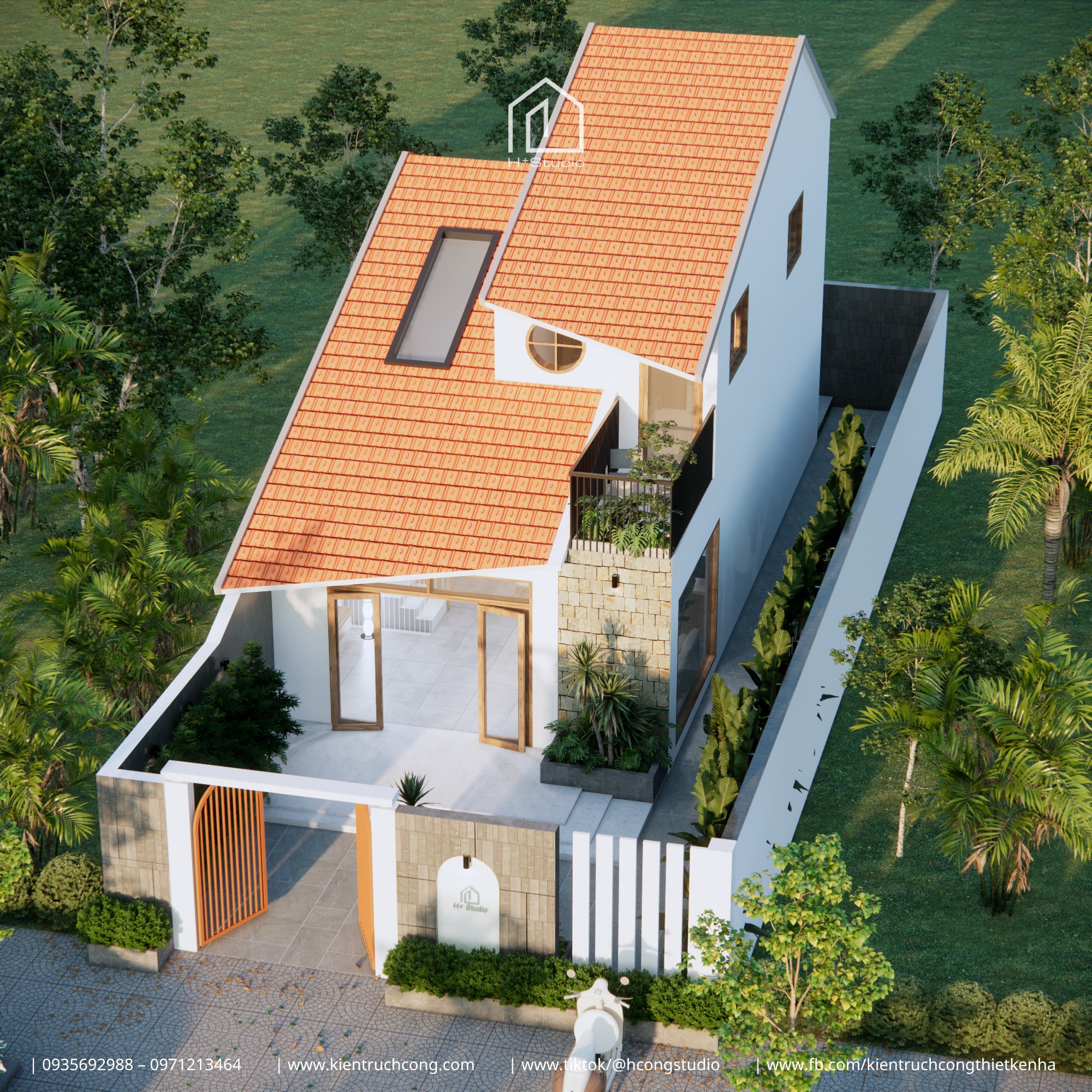 MINH HOUSE – NHÀ GÁC LỬNG MÁI NGÓI ĐỎ, “BẮT ÁNH SÁNG” GIỮA LÒNG BÌNH ĐỊNH