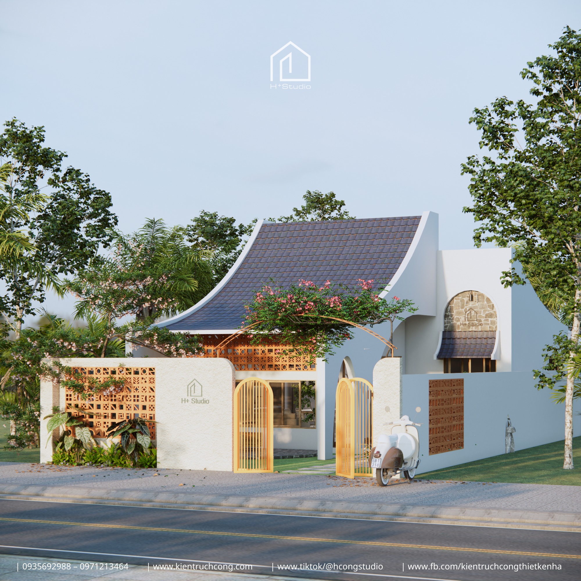VŨ HOUSE – NHÀ CẤP 4 LẤY CẢM HỨNG TỪ MÁI NHÀ RÔNG TẠI ĐẮK NÔNG