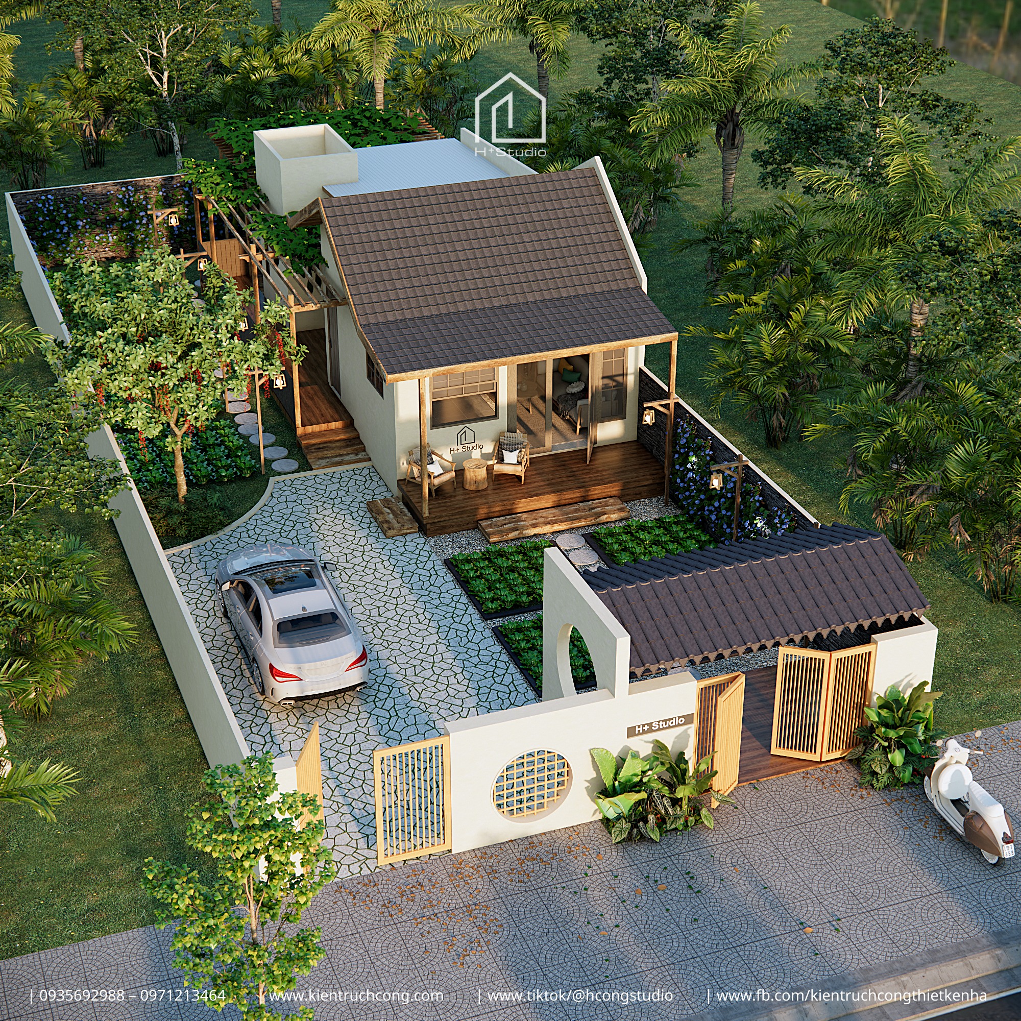 VINH HOUSE – NHÀ CẤP 4 TỐI GIẢN & ẤM ÁP GIỮA MIỆT VƯỜN KIÊN GIANG