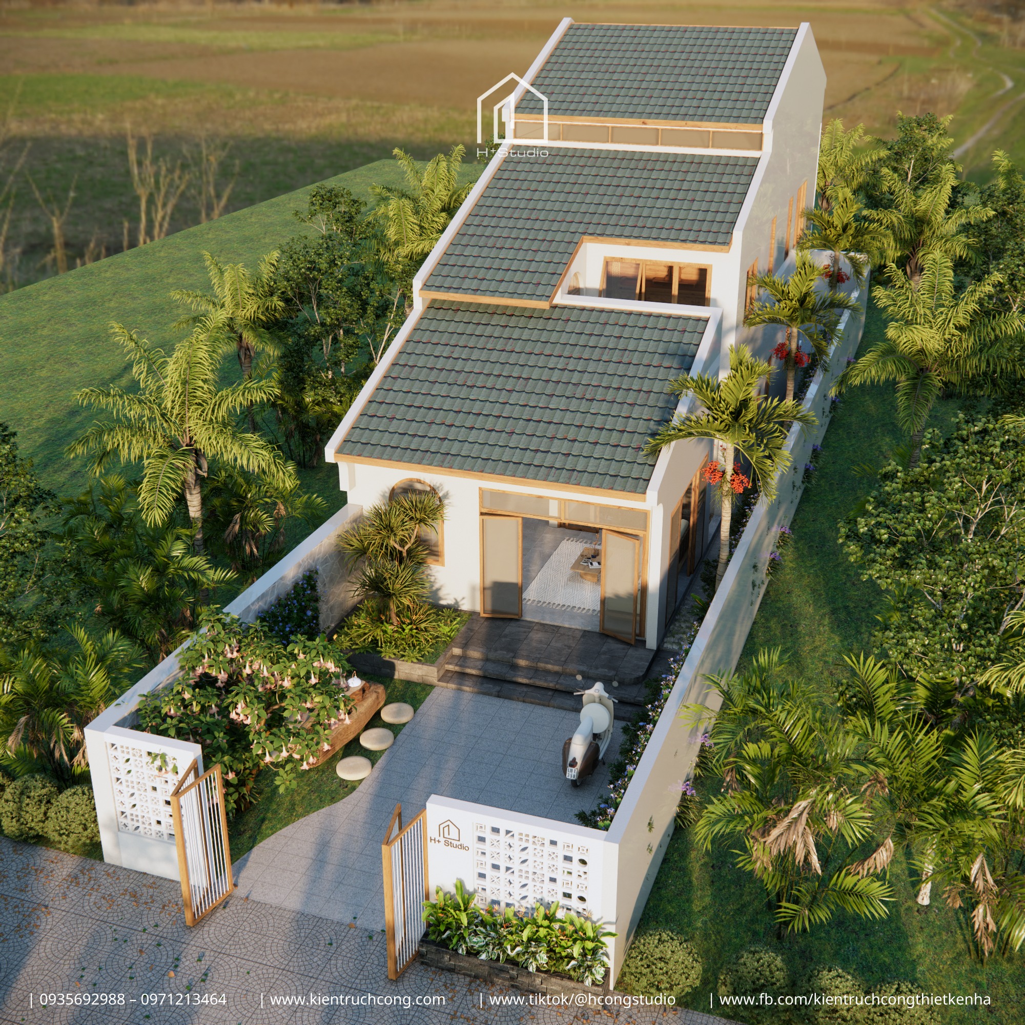 🌿 ĐỨC HOUSE – NHÀ VƯỜN MÁI DỐC AN YÊN GIỮA LÒNG HUẾ