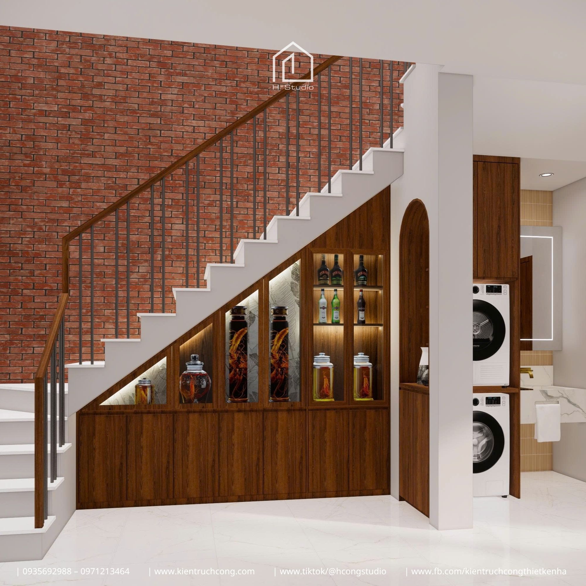 Nhà phố 2 tầng 6×20m – Không gian sống xanh, thoáng sáng cho gia đình hiện đại - Hình ảnh 8