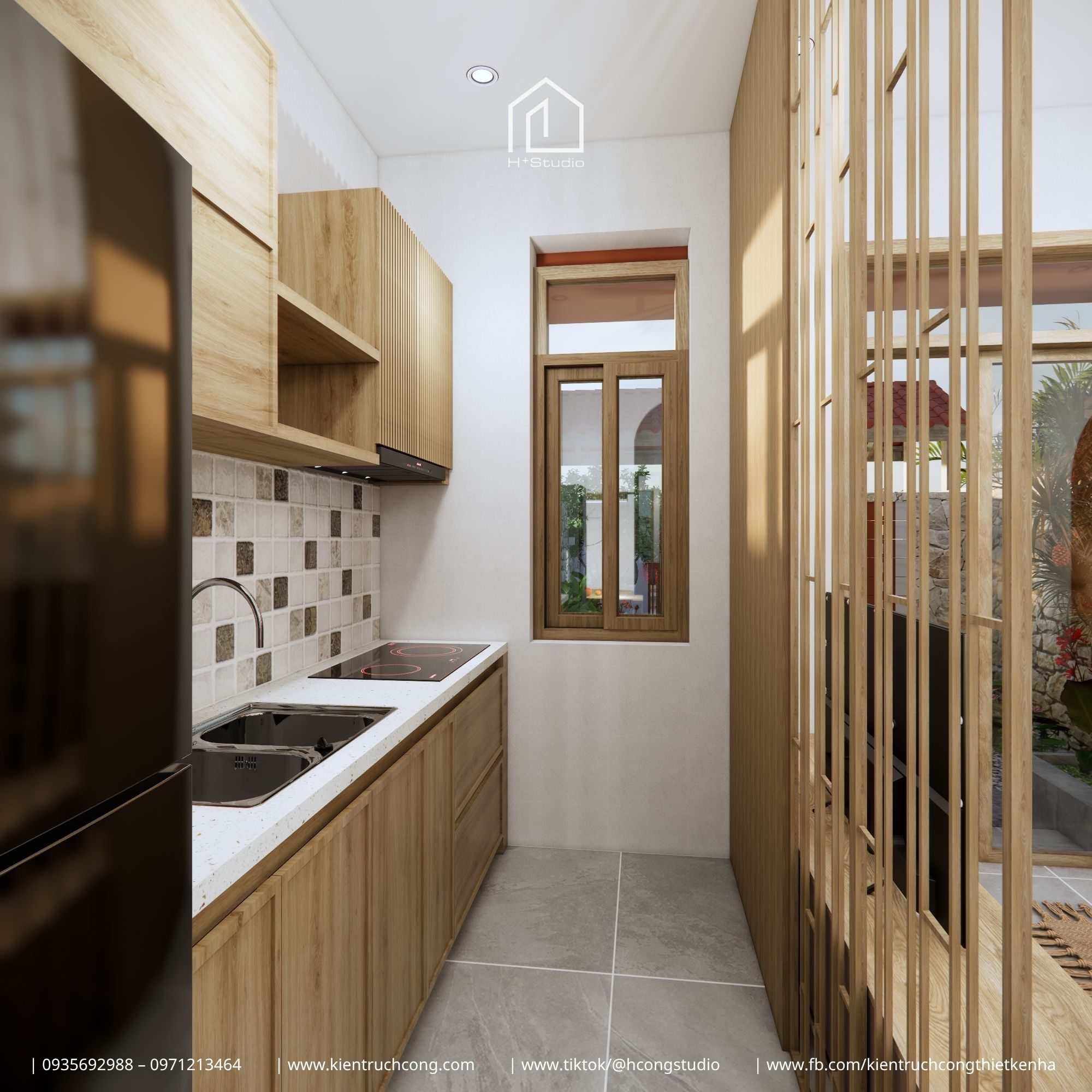 Nhà phố 1 tầng 56m² - Bài toán không gian cho gia đình trẻ với chi phí tối ưu - Hình ảnh 12