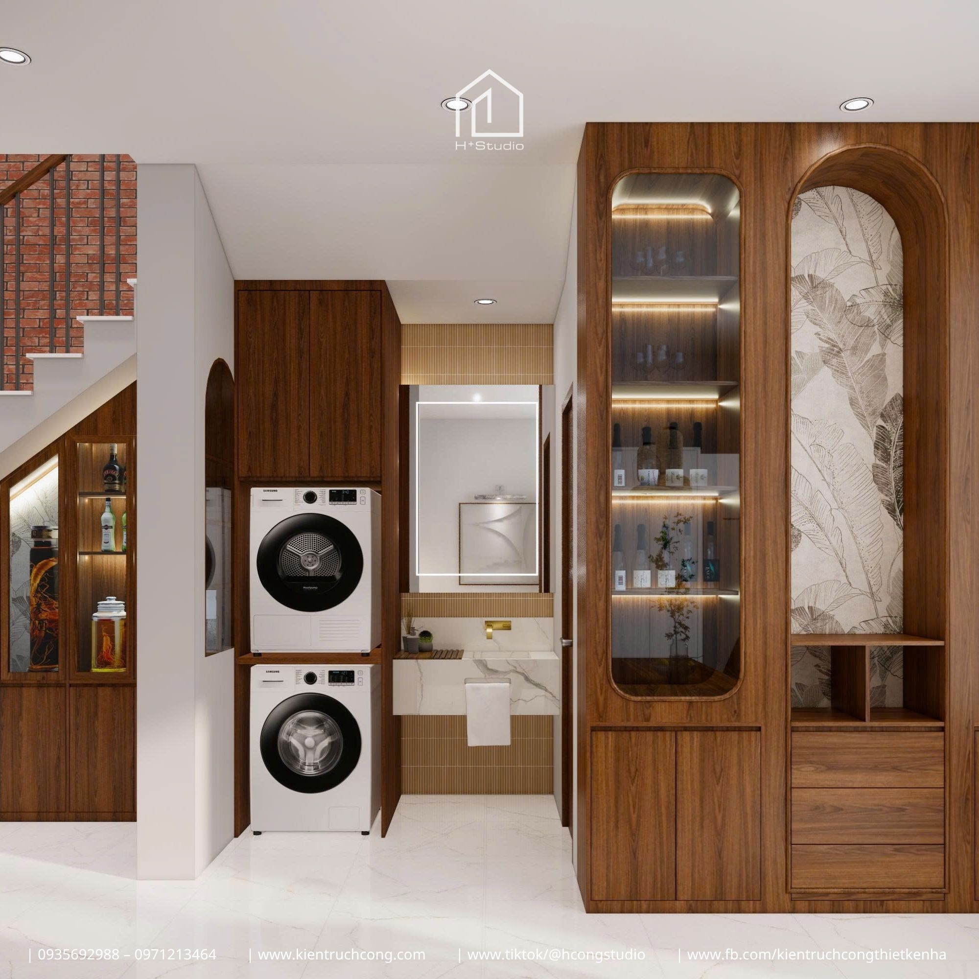 Nhà phố 2 tầng 6×20m – Không gian sống xanh, thoáng sáng cho gia đình hiện đại - Hình ảnh 9
