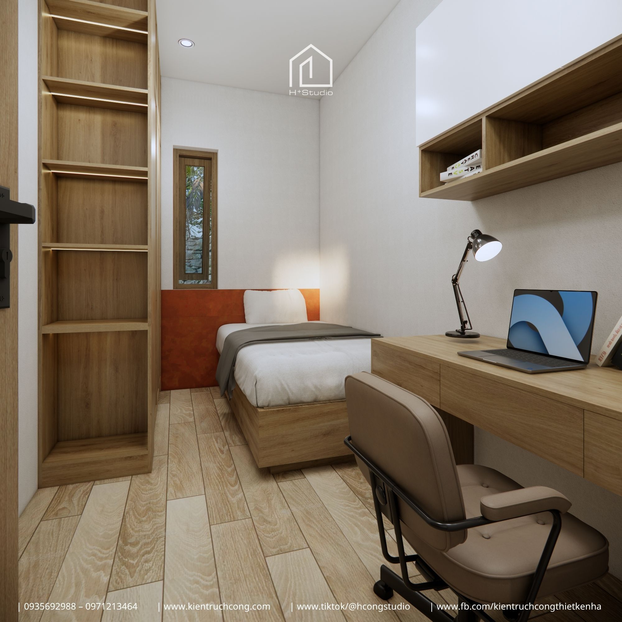 Nhà phố 1 tầng 56m² - Bài toán không gian cho gia đình trẻ với chi phí tối ưu - Hình ảnh 15