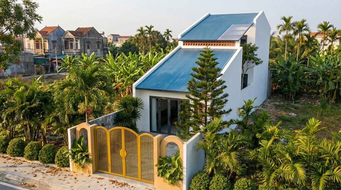 Nhà gác lửng có khoảng thông tầng