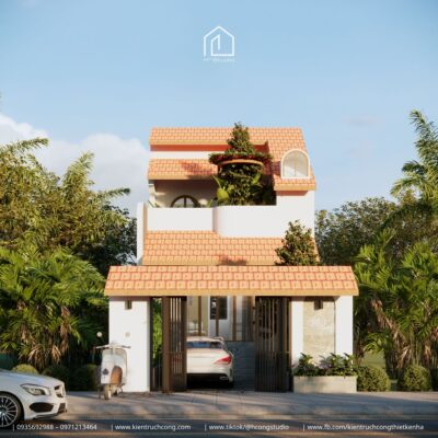 Nhà phố 2 tâng 6x20m