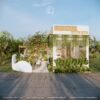 Quán cafe sân vườn phong cách Bắc Âu