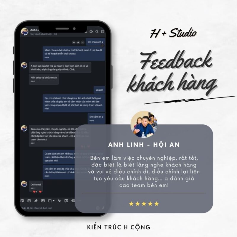 Feedback khách hàng tại Hội An