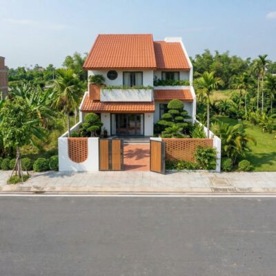 Nhà phố 2 tầng mái ngói