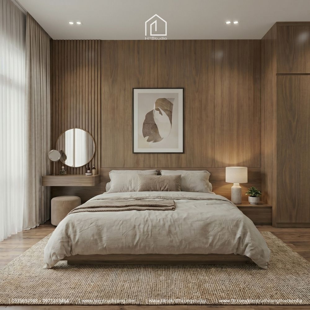 Mẫu nhà gác lửng mái ngói hiện đại 5x23m với không gian nội thất đương đại tinh tế - Hình ảnh 13