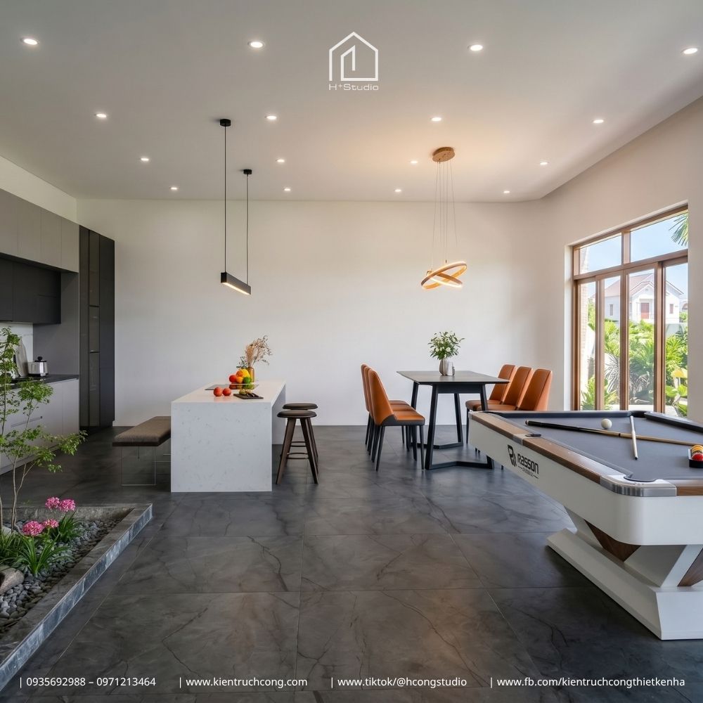 Biệt Thự 2 Tầng 10x30m: Không Gian Nghỉ Dưỡng Đẳng Cấp Và Nghệ Thuật Đa Vật Liệu - Hình ảnh 6