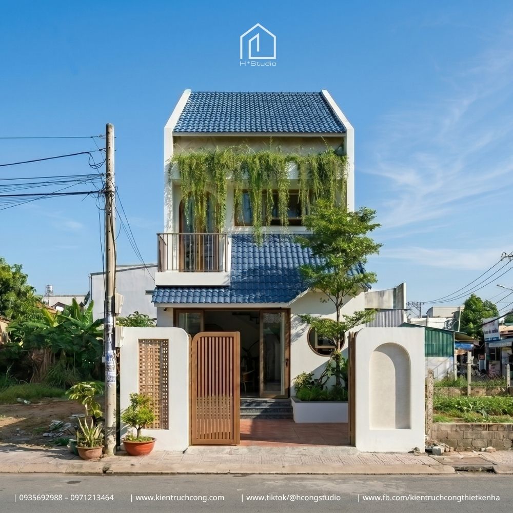 Nhà phố 2 tầng 1 tum