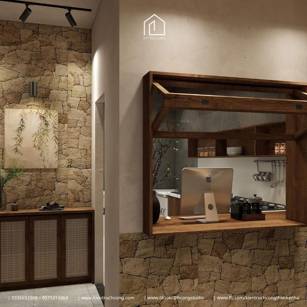 Thiết Kế Quán Cafe Sân Vườn Phong Cách Rustic: Chiêm Ngưỡng Hệ Mái Gỗ Độc Đáo - Hình ảnh 18