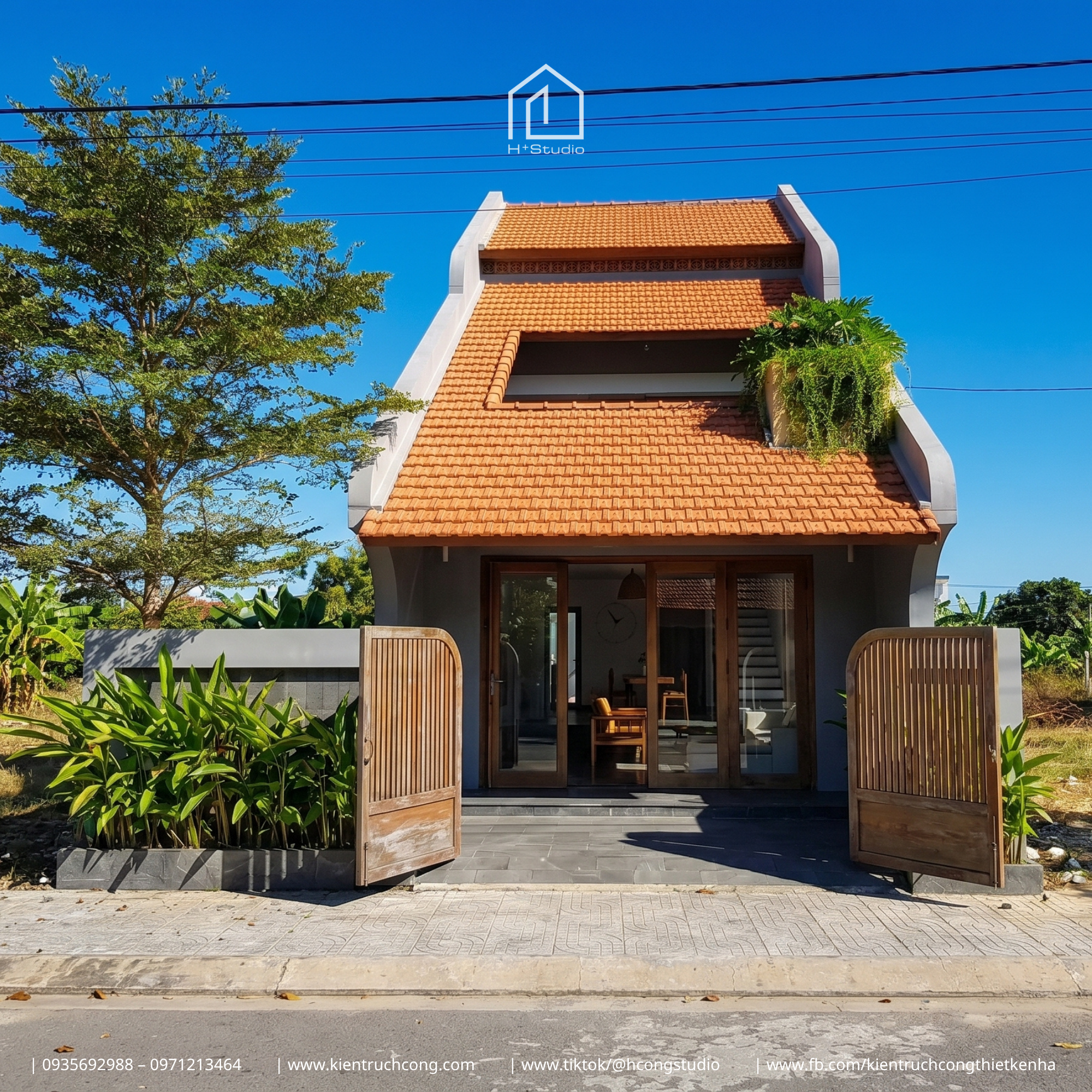 Nhà phố 6x19m đẹp