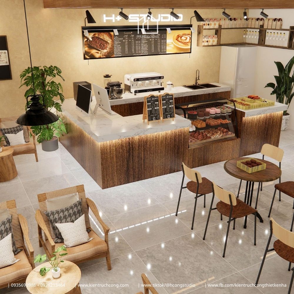 Thiết Kế Quán Cafe Sân Vườn Phong Cách Rustic: Chiêm Ngưỡng Hệ Mái Gỗ Độc Đáo - Hình ảnh 23