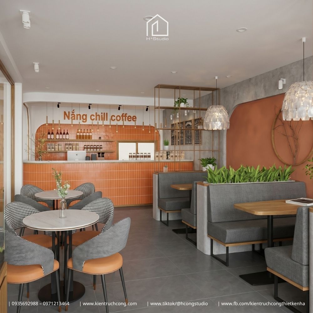 Thiết kế quán cafe sân vườn phong cách Địa Trung Hải với không gian chill giữa phố - Hình ảnh 6