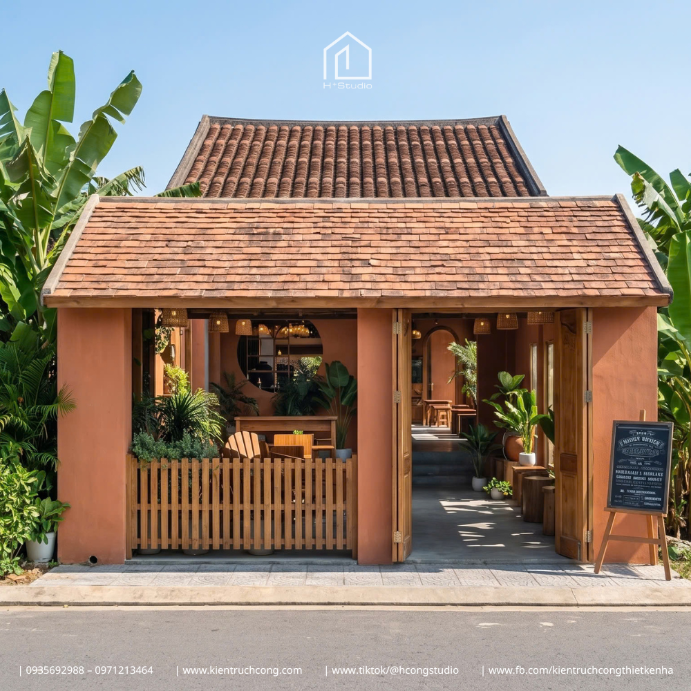 Thiết Kế Quán Cafe Sân Vườn LACA Coffee – Mẫu Quán Cafe Đẹp Với Kiến Trúc Gỗ Mộc Và Không Gian Xanh - Hình ảnh 2