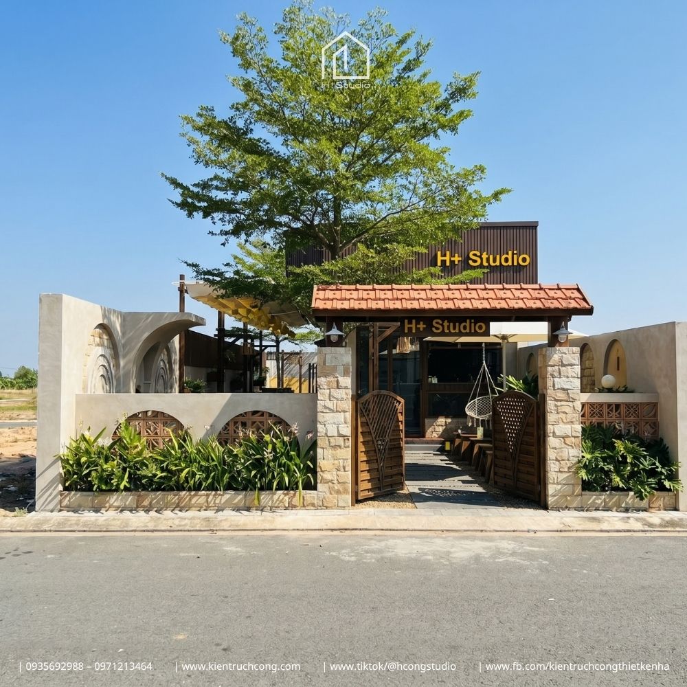 Thiết Kế Quán Cafe Sân Vườn TIRE Coffee – Tối Ưu Không Gian Nhỏ, Nâng Tầm Trải Nghiệm Khách Hàng - Hình ảnh 4