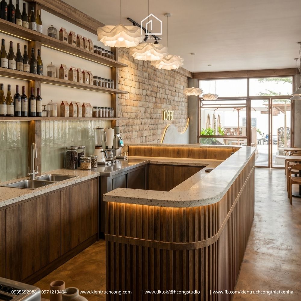 Thiết Kế Quán Cafe Sân Vườn TIRE Coffee – Tối Ưu Không Gian Nhỏ, Nâng Tầm Trải Nghiệm Khách Hàng - Hình ảnh 14