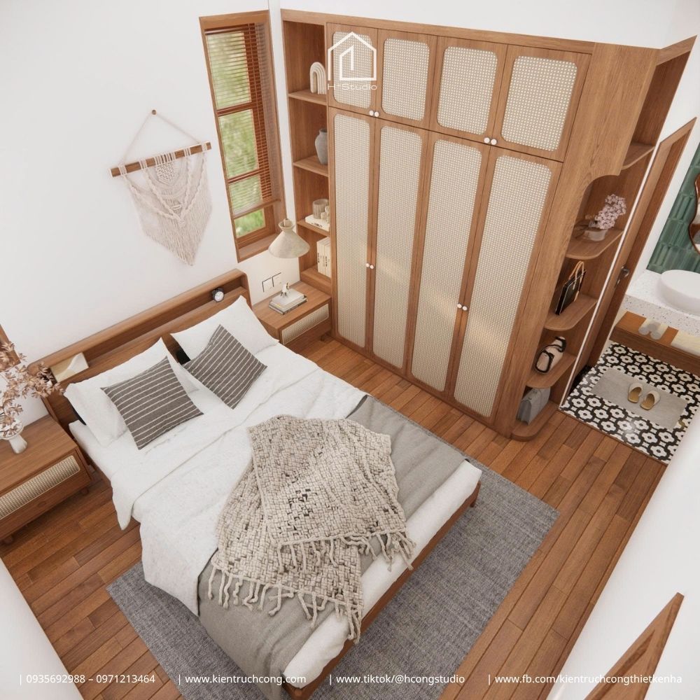 Mẫu nhà cấp 4 sân vườn phong cách Indochine đầy mê hoặc - Hình ảnh 11