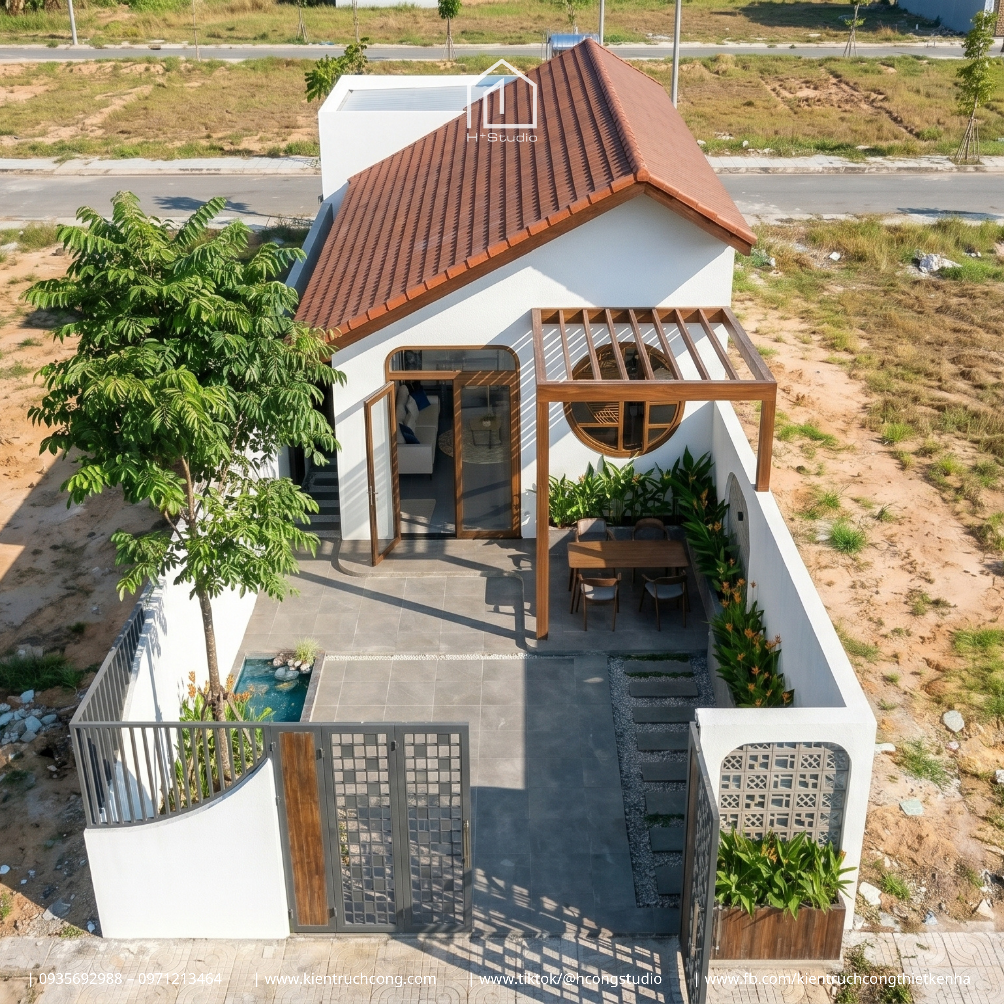 Nhà cấp 4 6x28m mang đến không gian sống gần gũi thiên nhiên và tối ưu trải nghiệm - Hình ảnh 2