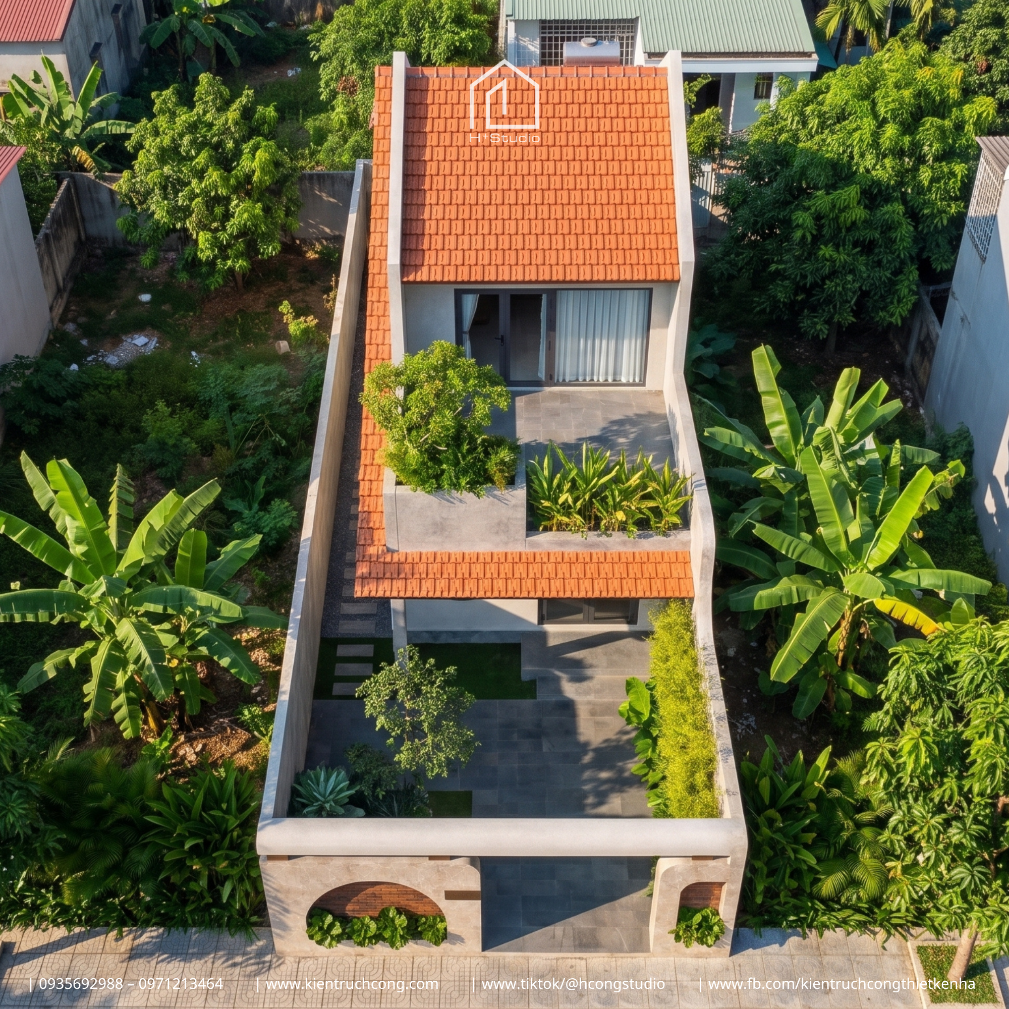 Nhà phố 2 tầng 6,5x22m
