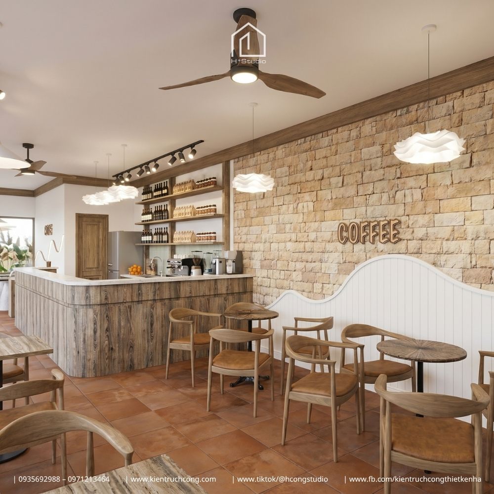 Thiết Kế Quán Cafe Sân Vườn TIRE Coffee – Tối Ưu Không Gian Nhỏ, Nâng Tầm Trải Nghiệm Khách Hàng - Hình ảnh 15