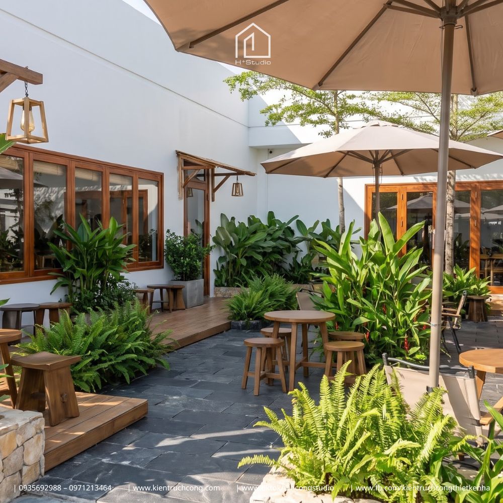 Thiết Kế Nhà Ở Kết Hợp Quán Cafe – Khi Không Gian Sống Trở Thành Lợi Thế Kinh Doanh - Hình ảnh 7