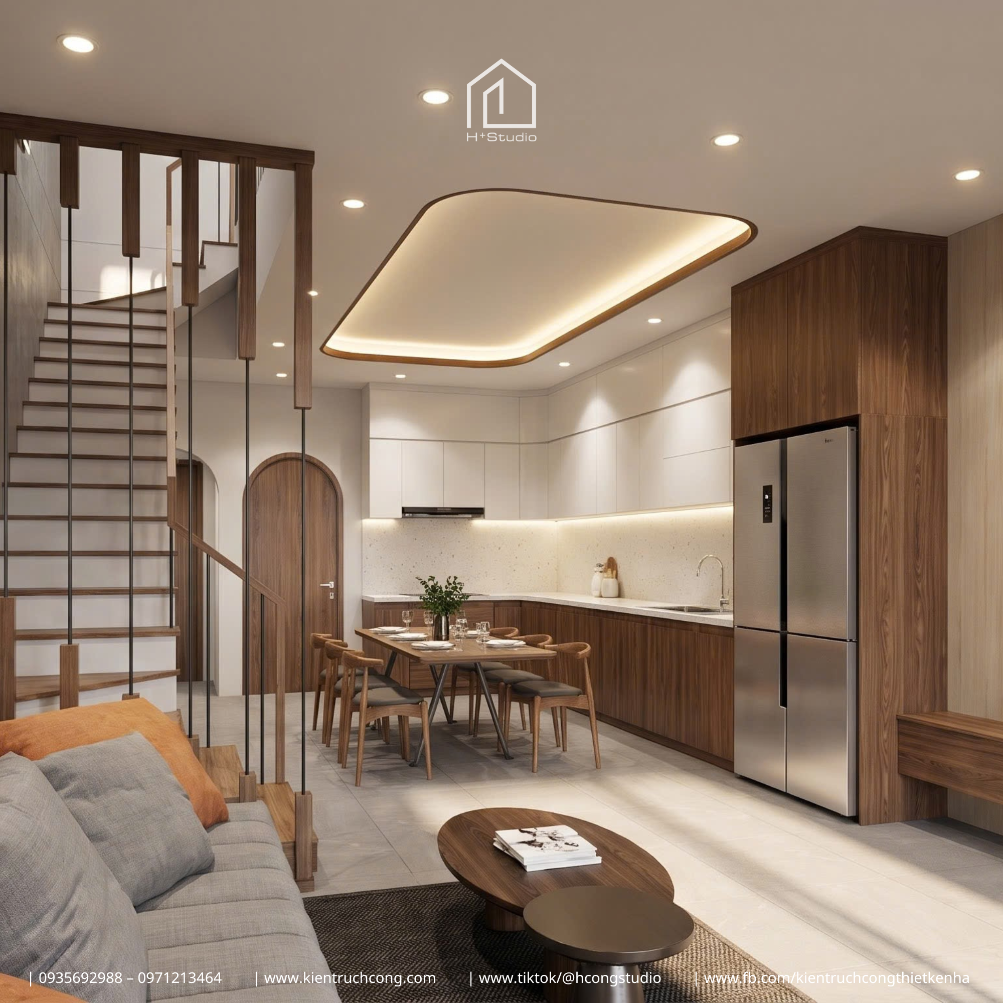 Nhà gác lửng 5x22m xanh mát mang hơi đến hơi thở nhiệt đới giữa phố thị - Hình ảnh 9