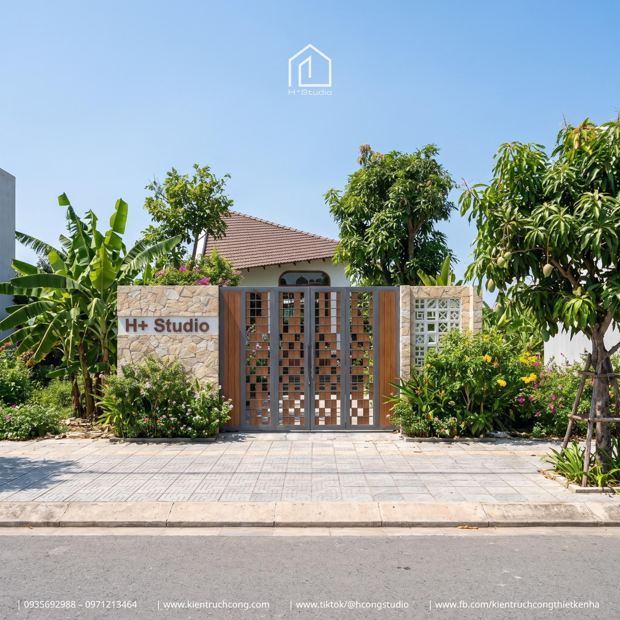 Nhà cấp 4 sân vườn với vẻ ngoài giản dị nhưng bên trong đầy chất riêng cùng những tiện nghi hiện đại - Hình ảnh 2