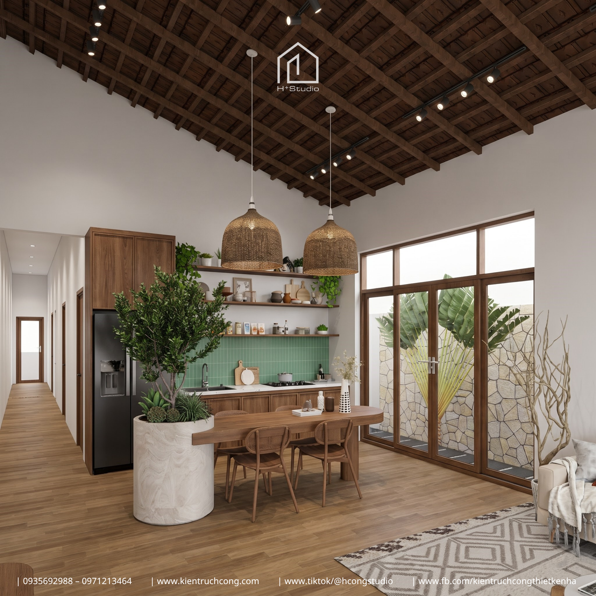 Nhà cấp 4 sân vườn với vẻ ngoài giản dị nhưng bên trong đầy chất riêng cùng những tiện nghi hiện đại - Hình ảnh 9