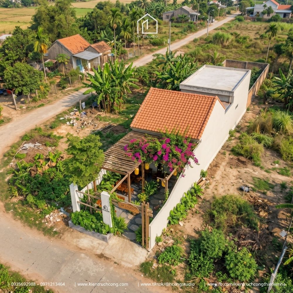 Thiết kế quán cafe sân vườn