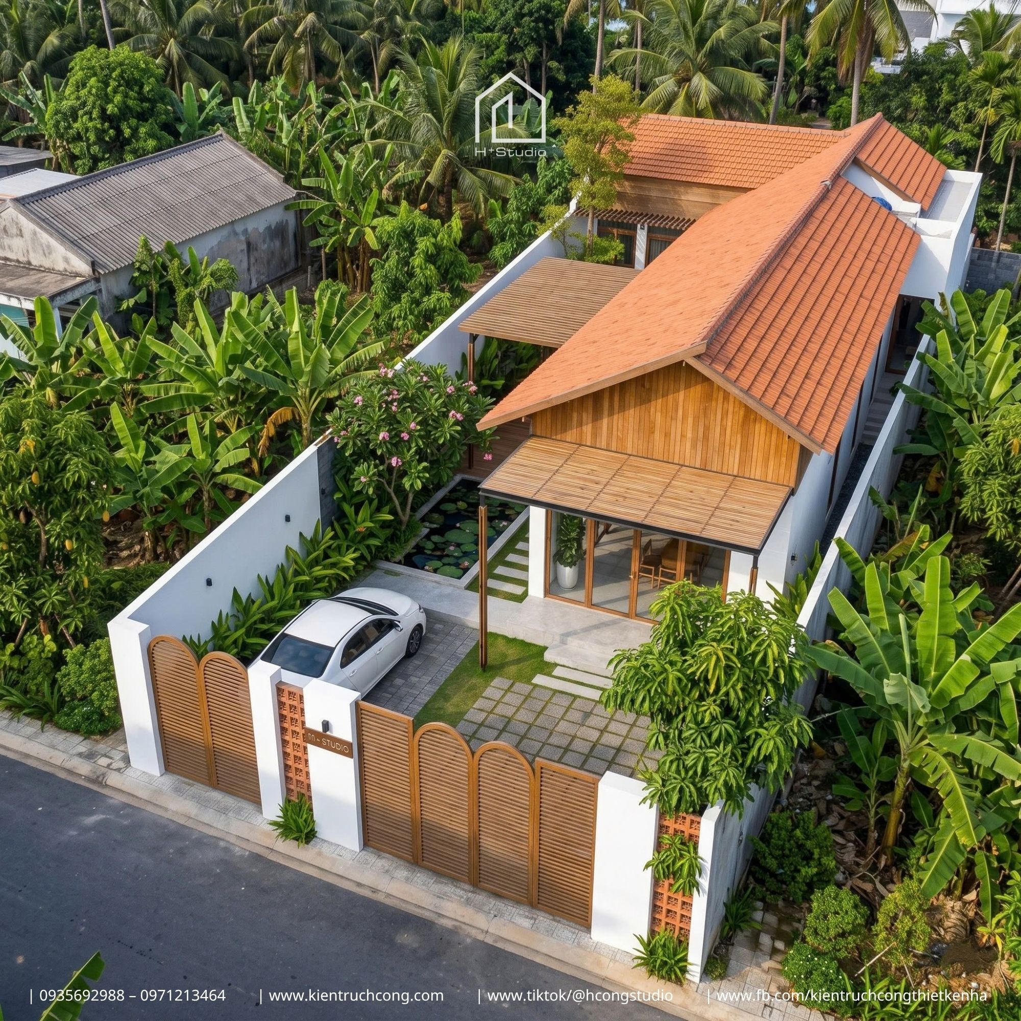 Nhà cấp 4 với thiết kế mở gây ấn tượng bởi khoảng sân xanh đến những không gian sống ngập ánh sáng - Hình ảnh 5