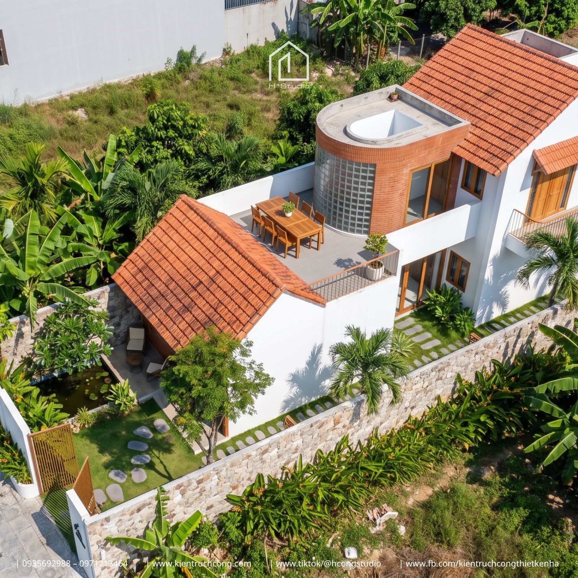 Nhà 2 tầng sân vườn với nét mộc hiện đại giữa khu vườn nhiệt đới đem lại cuộc sống thư thái mỗi ngày - Hình ảnh 5