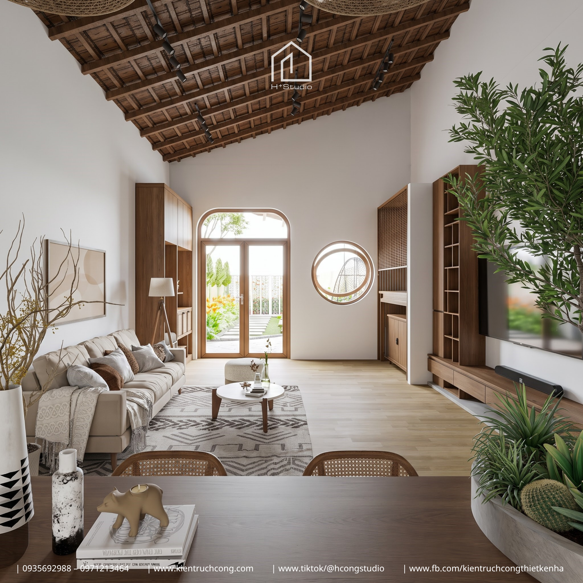 Nhà cấp 4 sân vườn với vẻ ngoài giản dị nhưng bên trong đầy chất riêng cùng những tiện nghi hiện đại - Hình ảnh 10