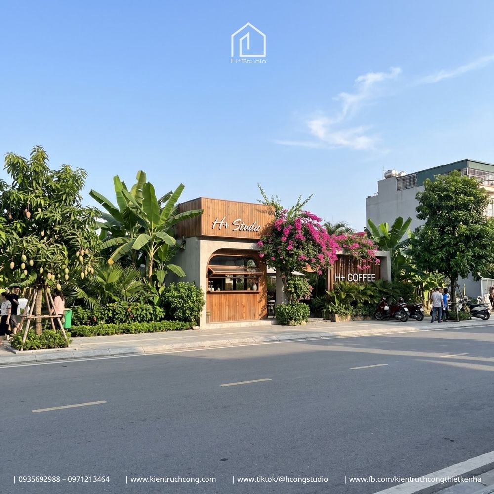 Thiết Kế Quán Cafe Sân Vườn SOLASTA Coffee – Kiến Trúc Gỗ Mộc Mạc, Không Gian Xanh Nhiệt Đới - Hình ảnh 4